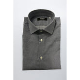 Baldinini Trend Blue Cotton Men Shirt