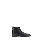 Prada Black Goatskin Ankle Boots