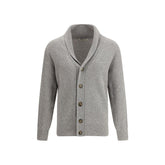Brooksfield Gray Fleece Wool Cardigan