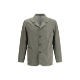 Finamore Green Fleece Wool Coat