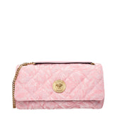 Versace Pink Fabric Shoulder Bag