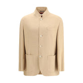 Brunello Cucinelli Beige Cashmere Coat