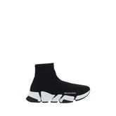 Balenciaga Black Polyester Athletic Sneakers