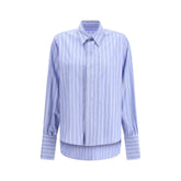 Margiela Light Blue Cotton Pattern Shirt