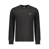 Accademia Militare Black Cotton Men Sweater