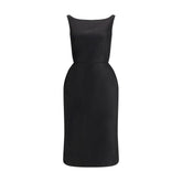 Magda Butrym Black Cotton Casual Dress