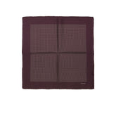 Tom Ford Bordeaux Silk Pocket Square