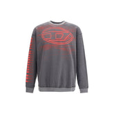 Diesel Gray Cotton Sweatshirt