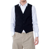 Selected Black Polyester Waistcoat