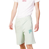 Fila Green Cotton Bermuda Shorts