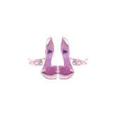 Aniye By Purple Leather High Heel Pumps