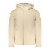 K-WAY Beige Polyester Men Jacket
