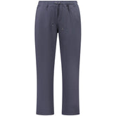 K-WAY Blue Cotton Men Trouser