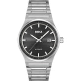 Hugo Boss Gray Stainless Steel Dress Watch