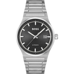 Hugo Boss Gray Stainless Steel Dress Watch
