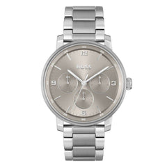 Hugo Boss Gray Stainless Steel Dress Watch