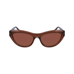 Ferragamo Brown Acetate Sunglasses