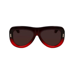 Ferragamo Red Acetate Sunglasses