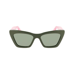 Ferragamo Green Acetate Sunglasses