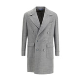 Gi Capri Gray Fleece Wool Coat