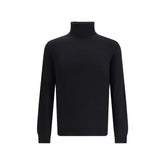 Aragona Cashmere Black Merino Wool Turtleneck
