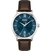 Hugo Boss Brown Leather Dress Watch