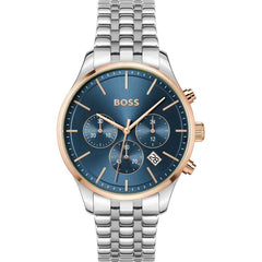 Hugo Boss Gray Stainless Steel Dress Watch