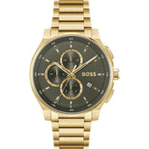 Hugo Boss Gold Stainless Steel Dress Watch