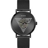 Guess Black Stainless Steel Dress Watch