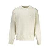 Calvin Klein White Cotton Men Sweater