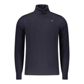 K-WAY Blue Wool Men Sweater