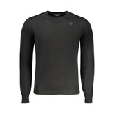 K-WAY Black Wool Men Sweater