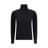 Max Mara Black Wool Turtleneck