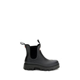 Hunter Black Rubber Chelsea Boots