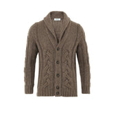 Gran Sasso Brown Wool Cardigan