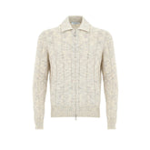 Gran Sasso Gray Wool Cardigan