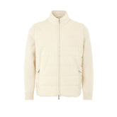 Gran Sasso White Wool Full-Length Jacket
