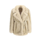 Max Mara Beige Polyester Coat