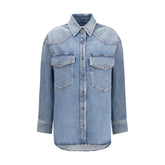 Agolde Blue Denim Shirt