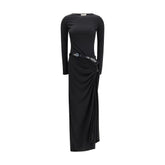 Coperni Black Polyester Casual Dress