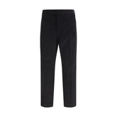 Thom Browne Black Cotton Chino Pants