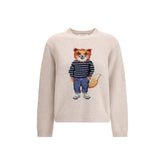 Maison Kitsuné Cream Merino Wool Sweatshirt