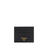Prada Black Calf Leather Bos Taurus Wallet