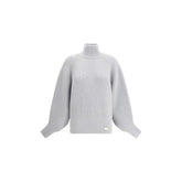 Balmain Gray Wool Sweatshirt