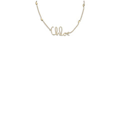 Chloé Gold Brass Necklace