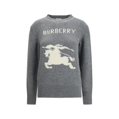 Burberry Gray Wool Sweatshirt
