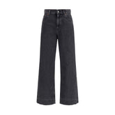 Chloé Black Cotton High-Waisted Jean