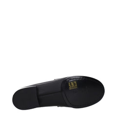 Givenchy Black Leather Slip-On Loafers