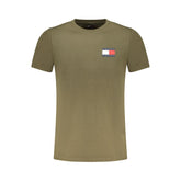 Tommy Hilfiger Verde Cotton Men T-Shirt