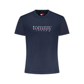 Tommy Hilfiger Blue Cotton Men T-Shirt